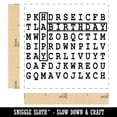 thumbnail image 2 of Word Search Birthday Self-Inking Rubber Stamp Ink Stamper - Orange Ink - Small 1 Inch, 2 of 7