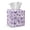 Purple Butterfly, variant on FKELYI Marble Gold Purple Print Tissue Box Cover Snap Button Design Tissue Box Holder Facial Paper Organizer Holder PU Leather Home Bathroom Office Decor