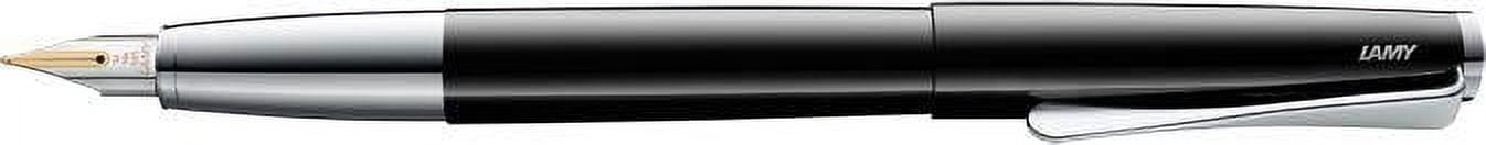 Lamy Unisex Studio Fountain Pen - Piano Black - Medium Nib