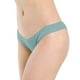 thumbnail image 2 of Gibobby Calzoncillos de encaje para mujer Ropa interior de talle bajo en forma de T con rosca, cómoda, informal, deportiva, de color sólido para mujer(Azul celeste,M), 2 of 4