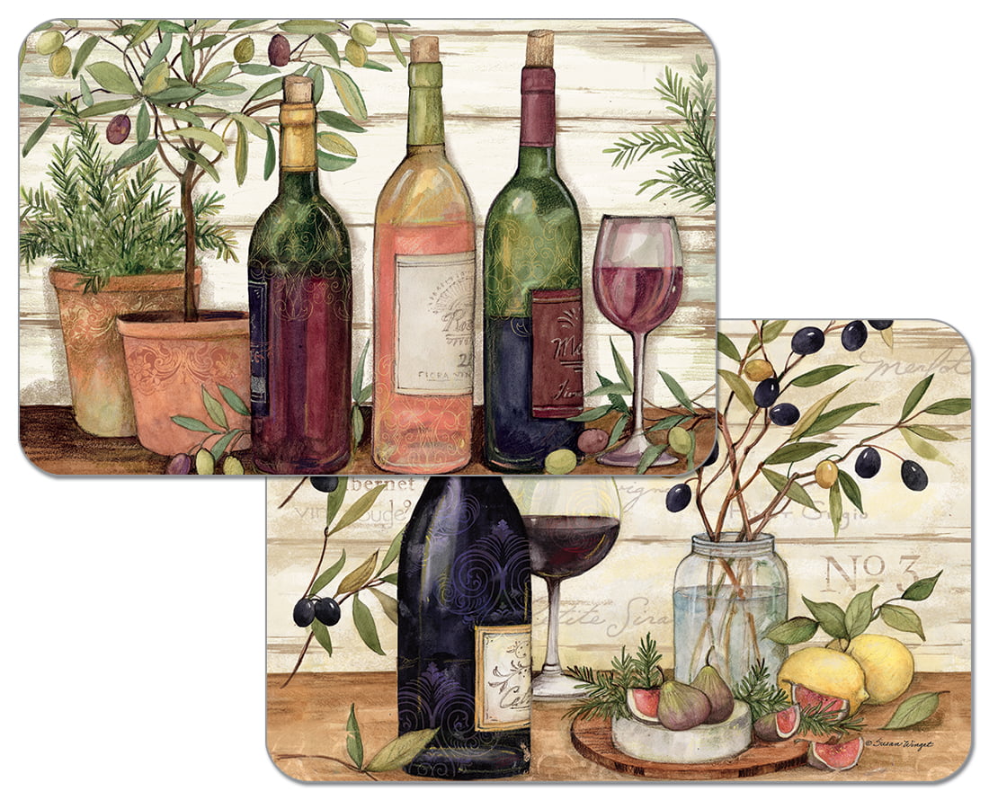 Vineyard Blessings ~ Wine Grapes Single Tapestry Placemat