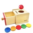 thumbnail image 1 of Caja de Lanzamiento 2 en 1 Montessori Moneda y Bola para Niños de 6 a 24 Meses, 1 of 7