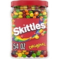 thumbnail image 2 of Skittles Original Chewy Candy Bulk Jar, 54 oz, Pack of 2 with Serving Bowl by OMA, 2 of 10