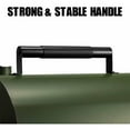 thumbnail image 5 of Adjustable Portable Charcoal Grill Multi-functional Metal Small BBQ Smoker for Outdoor Hiking Picnic(Green), 5 of 6