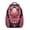Rose-red-21, variant on Artistic Waterproof School Backpack - Vintage Paisley Floral Print & Breathable Mesh Straps for Teens
