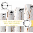 thumbnail image 6 of Orange Branches Blackout Curtains for Bedroom/Living Room, Thermal Insulated Kitchen Curtains, Modern Abstract Art Forest Silhouettes Grommet Darkening Window Treatment Drapes 52"x84"x2, 6 of 8