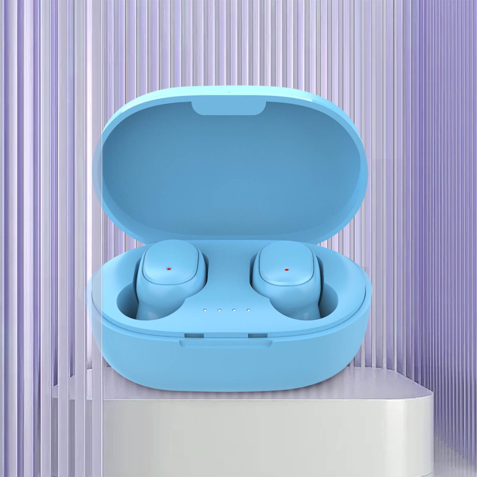 MORESEC under $5 Wireless Bluetooth Earbuds, TWS Wireless Bluetooth Earbuds, Mini In Ear Headphones with Charging Case, IPX4 Waterproof Sport Earphones, HiFi Stereo Sound for Phone