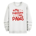 thumbnail image 5 of PNTUTB Fashion Valentine's Day Men's Print Loose Casual Crew Neck Hoodless Pullover Long Sleeves Sweatshirts, 5 of 6