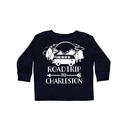 

Inktastic Road Trip To Charleston Gift Toddler Boy or Toddler Girl Long Sleeve T-Shirt