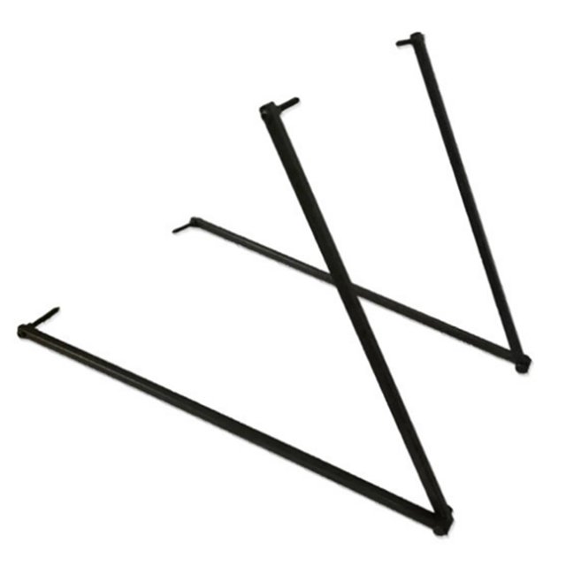 Portable Archery Target Bracket Training Targets Boards Frame Target Stand for EVA XPE Archery Target,1 pair x Target Bracket,Black