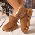 thumbnail image 7 of Women's Thickened Warm Large Size Snow Boots Thick Sole Short Boots For Winter Comfort And Everyday Casual Wear Style, 7 of 7