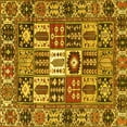 thumbnail image 1 of Ahgly Company Indoor Square Persian Yellow Traditional Area Rugs, 6' Square, 1 of 4