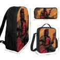 thumbnail image 2 of Hellboy Blood and Iron Backpack Young Scholar Set Developmental Bookbag with Healthy Lunch Solution, 2 of 5