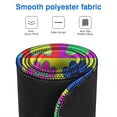 thumbnail image 3 of Long Mouse Pads for Desk,Colorful Dog Paw Footprint Desk Mats on Top Of Desks, Desk Mouse Pad Extra Large with 3mm Non-Slip Base and Stitched Edge for Gaming,Office,Work,Home 47.3"x23.6", 3 of 6