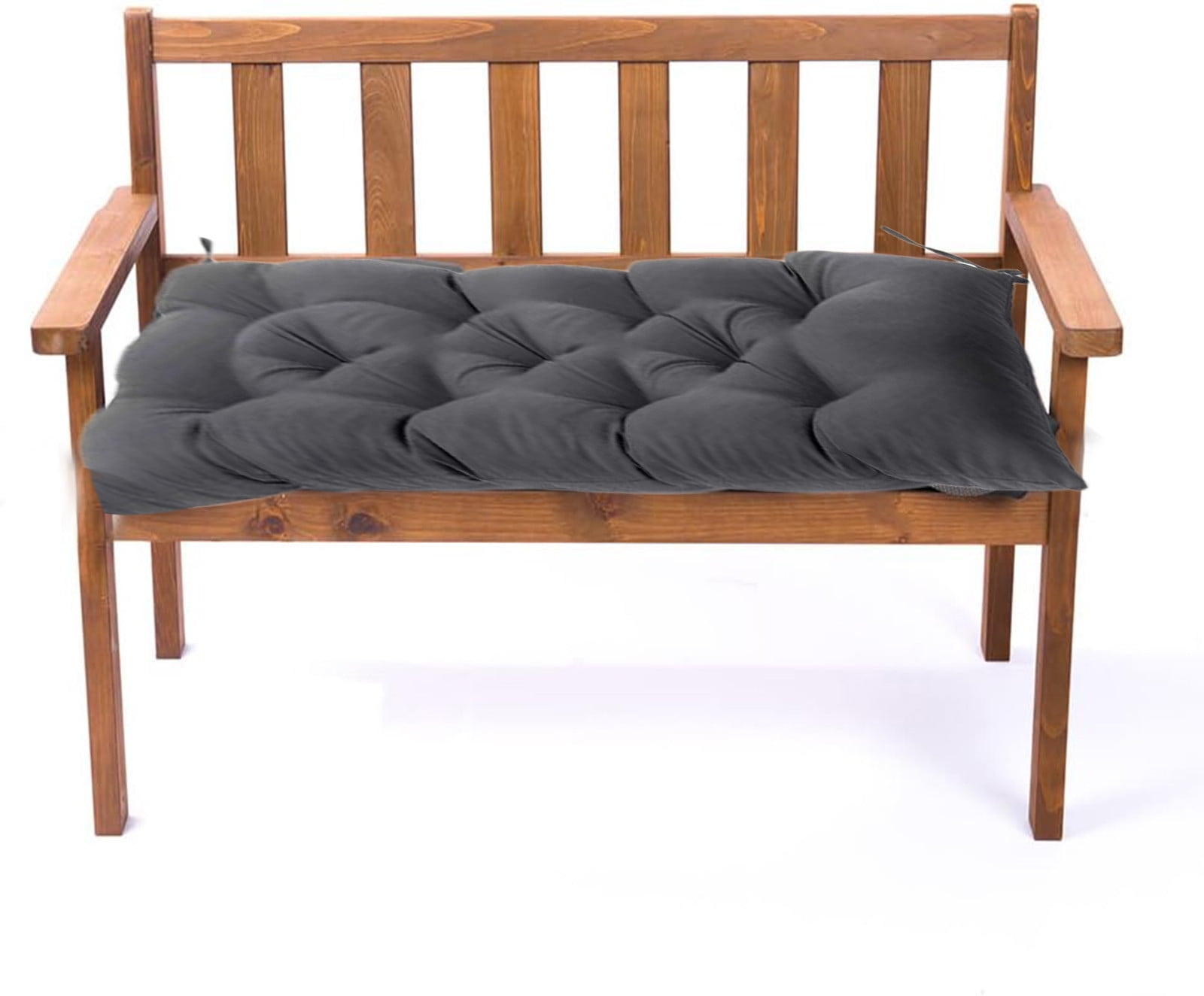 CuiLiyq Outdoor Bench Cushion, Loveseat Pad for Patio Furniture Wicker Chair Garden Swing Porch Sofa, Indoor Outside Use, 39.37" x 19.68", Dark Gray