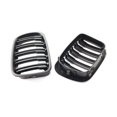 thumbnail image 4 of Paquete de 2 parrillas delanteras de riñón, parrilla de doble listón izquierda y derecha, repuestos de ABS, accesorios fáciles de instalar, parrilla d DYNWAVEMX Parrilla delantera Parrilla, 4 of 8