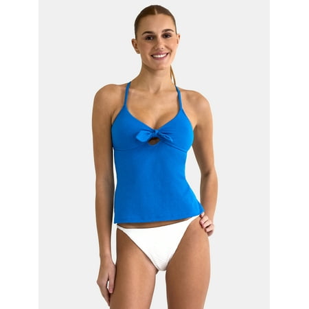 Jessica Simpson Women’s Tie Knot Tankini Top, Sizes XS-XXL
