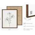 thumbnail image 3 of HAUS AND HUES Framed Vintage Botanical Prints - Set of 4 Framed Farmhouse Bedroom Wall Decor, Rustic Art for Bathroom, Farmhouse Decor Pictures for Living Room, Boho Decor (8x10, Framed Walnut), 3 of 5
