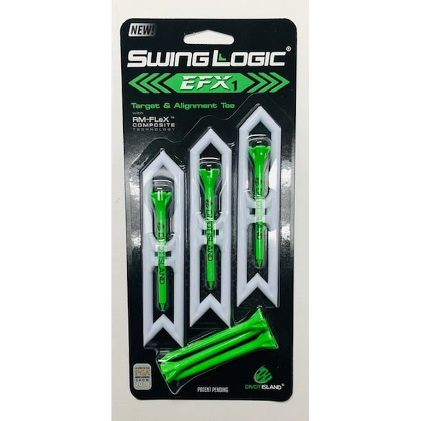 Swing Logic Efx1 Golf Target Training Aid Alignment Tee Tool 3pk