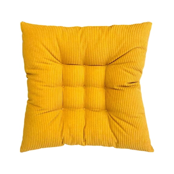 Premium Corduroy Seat Cushion | Non-Slip, Breathable, Soft Supportive Chair Pad for Office, Home, Car & Dining Comfort