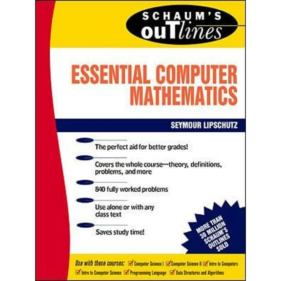 Pre-Owned Schaum's Outline of Essential Computer Mathematics (Paperback) 0070379904 9780070379909