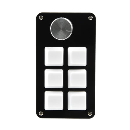 Tizuqe Programming Macro Keyboard 1 Knob RGB 6 Keys Copy Pastes Mini Button Photoshops Gaming Keypad Mechanical Hotswap Macro