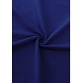 thumbnail image 3 of CLOVERY Women's Activewear Contrast 2-Button Long Sleeve Polo Shirt (S-3XL), 3 of 5
