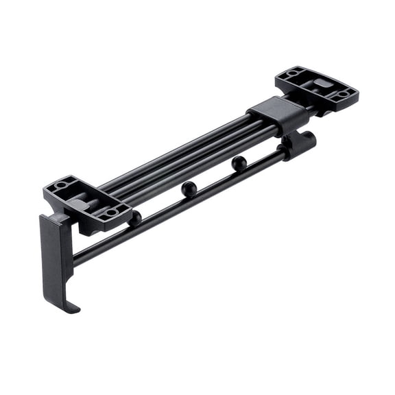 Telescoping Pull Out Closet Rod | Retractable Sliding Hanging Rod for Added Storage | Iron Construction for Clothes, Towels & Organization | 25x8x5cm
