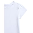 thumbnail image 3 of Wonder Nation Toddler Girls Tee with Short Sleeves, Sizes 18M-5T, 3 of 3