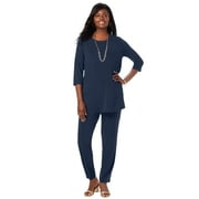 Jessica London Women's Plus Size 2-Piece Stretch Knit Mega Swing Set