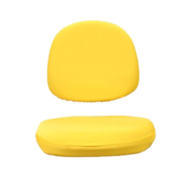 Funda para silla Injueey de 2 piezas universal Decoración del hogar Amarillo dorado