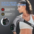 thumbnail image 2 of Heated Shoulder Wrap Brace with Vibration Cordless Shoulder Heating Pad 3 Heat Levels Heating Pad for Shoulder Pain for Men Women 5000mAh Battery LED Display, 2 of 9