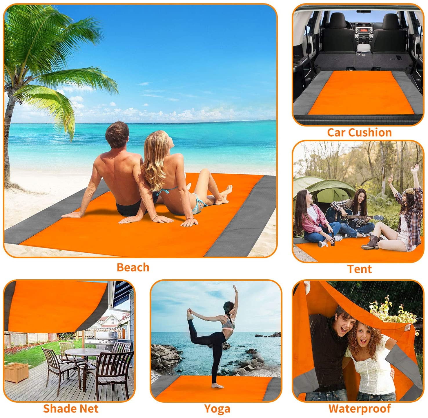 Tapis Plage Anti Sable Imperméable
