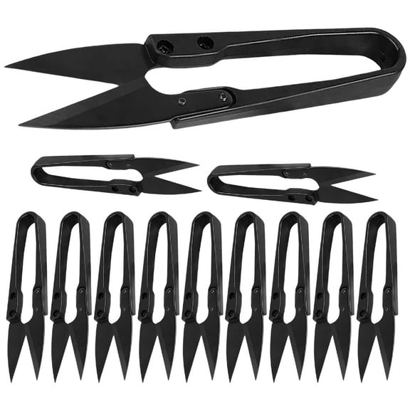 Tineasur 12Pcs Professional Bonsai Pruning Scissors Garden Trimmer Compact Portable