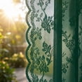 thumbnail image 6 of Outdoor Curtains Lace Voile Sheer Curtain | Bug Screen Mesh Curtain for Patio Porch Balcony Pergola Terrace | Lightweight Privacy Curtain | 59X79 Inches, 6 of 7