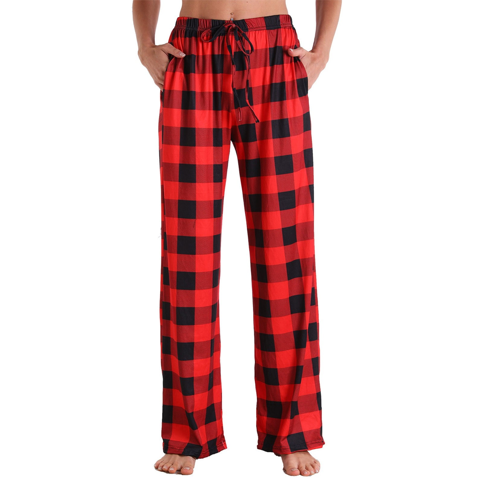 ameIAEA Pajama Pants for Women Wide Leg Elastic Waist Comfy Pants