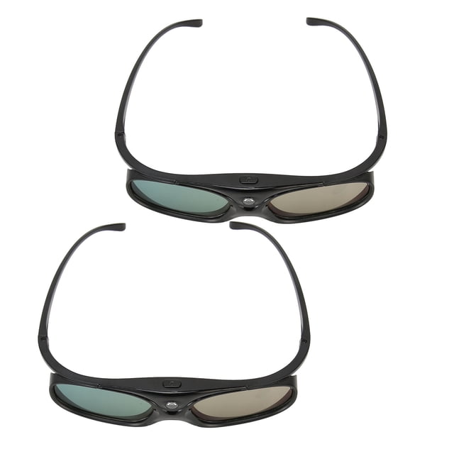 Projector Glasses, Auto Off Left Right Eye Rotation 3D Active Shutter Glasses DLP Link for School