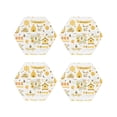 thumbnail image 2 of Disketp Farm Bee Cute Honey Funny Coasters,4 Pcs Leather Coasters With Holder, Perfect Housewarming Hostess Gifts,Protect Furniture From Water Marks Scratch And Damage, 2 of 9
