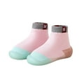 thumbnail image 1 of XDZJLR Infant Shoes Summer And Autumn Comfortable Toddler Stripes Colorblock Children Mesh Breathable Floor Shoe, 1 of 4
