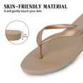 thumbnail image 4 of 2024 Summer Sandals For Women Fashion Light Beach Flip Flops Indoor Home Rubber Bathroom Slippers Basic Thong Slippers, 4 of 6