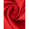 thumbnail image 5 of DARING DIVA Women's Satin Silky 3/4 Sleeves Tie Waist Loungewear Robes L Deep Red, 5 of 6