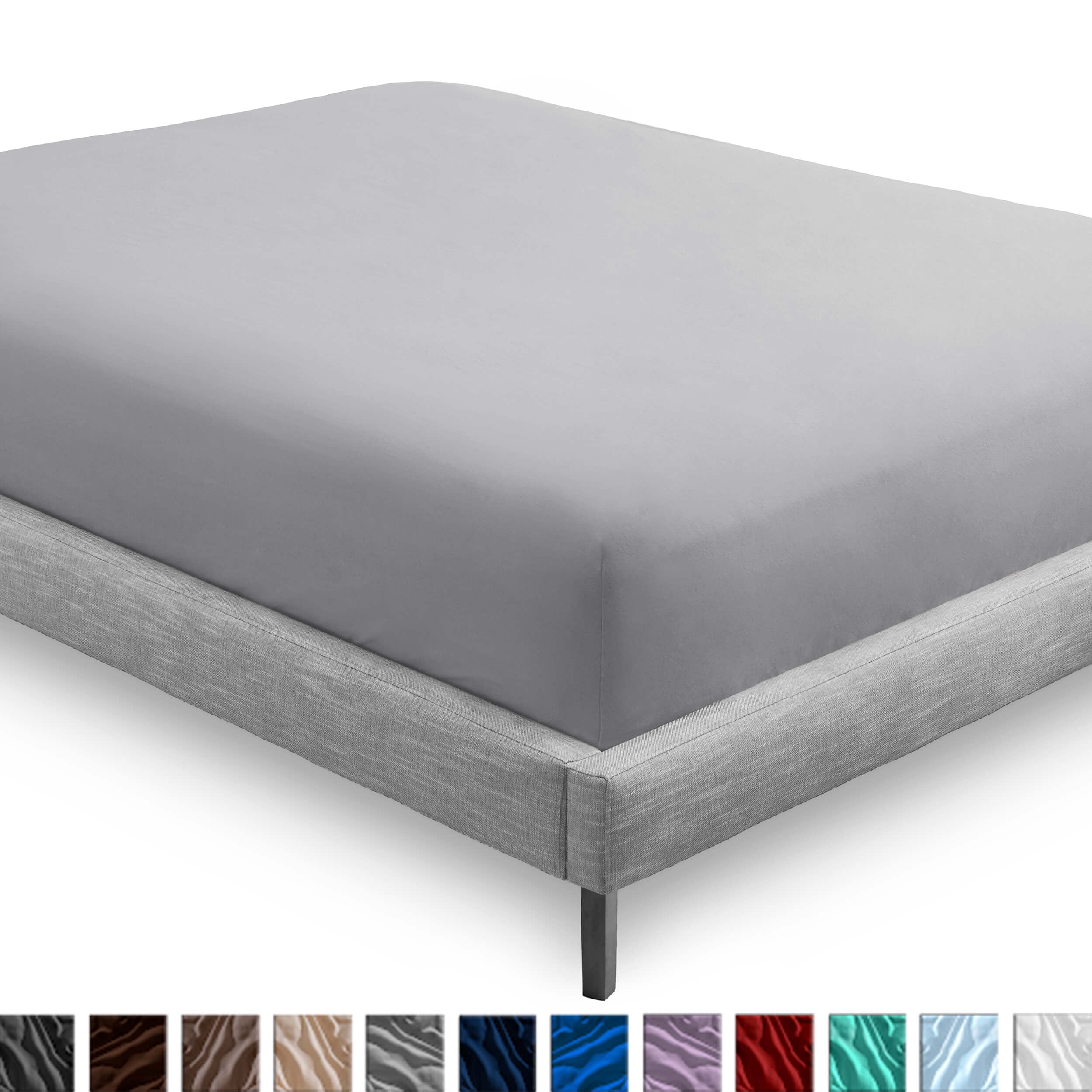 Bare Home 2 Queen Fitted Premium UltraSoft Bed Sheets, 2Pack (Queen