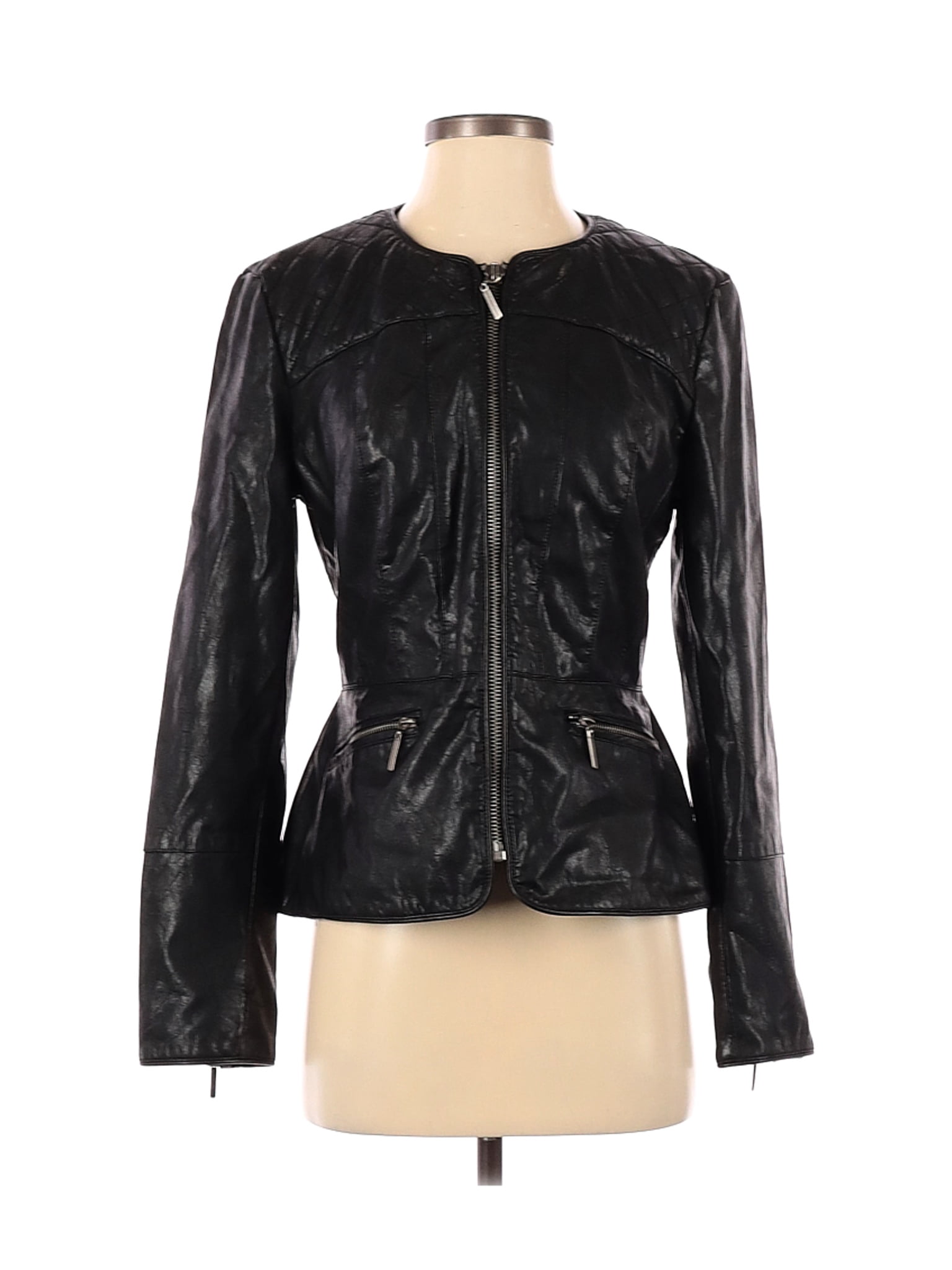 Faux Leather Jacket - Walmart 
