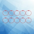 thumbnail image 3 of unbranded 30 Pcs Creative Keyring Metal Fashion Retro Simple Durable Keychain for Key (Red), 3 of 8