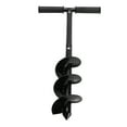 thumbnail image 1 of Hand Operated Auger Drill Bit, T Shaped Easy Installation Cold Rolled Steel Effortless Use Garden Planting Auger Drill Bit  for Bedding Plant, 1 of 7