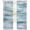 Blue, variant on Ruby Red Abstract Texture Sheer Curtains 39 Inch Long 2 Panels, Vintage Distressed Graffiti Art Light Filtering Semi Sheer Drapes Grommet Voile Window Curtain for Living Bedroom W27.9 x L39