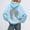 Blue003, variant on QHRMKOG Women Hoodies Relaxed Fit Wing Print Hooded Sweatshirts Fashion Long Sleeve Drawstring Pullover Hoodie Winter Warm Top with Pockets White 2XL