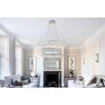 thumbnail image 4 of Elegant Lighting Monroe 2 Tier 42" Round Royal Cut LED Chandelier in Chrome, 4 of 9