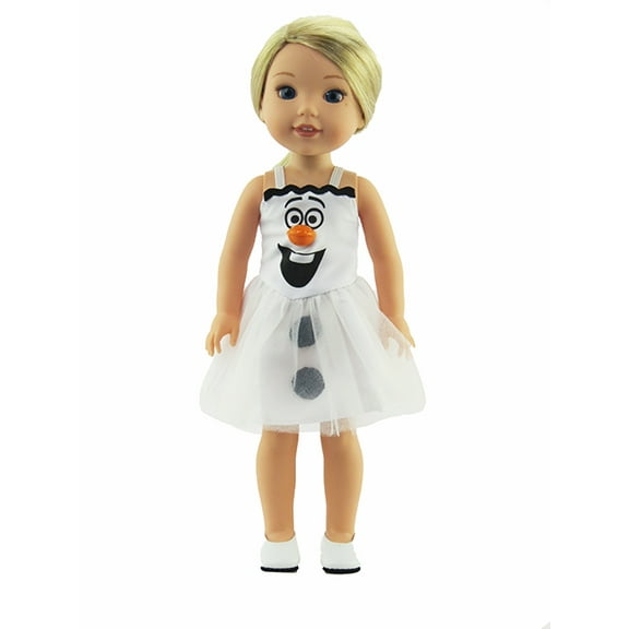 Olaf Happy Snowman Dress for 14inch Dolls | American Fashion World
