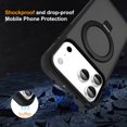thumbnail image 3 of Magnetic for iPhone 17 Pro Case [Compatible with Mag-safe] with Stand, [Military Grade Drop Protection] Shockproof Translucent Back Slim Protective, 3 of 8